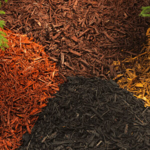 Black/Brown Dyed Mulch
